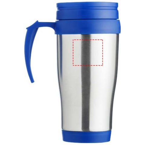 Sanibel 400 ml Isolierbecher - silber / blau – Bild 11