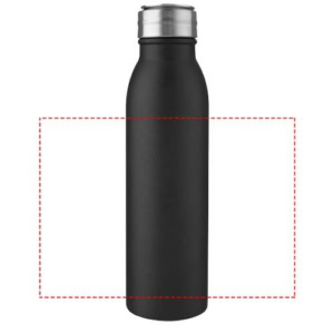 Harper 720 ml RCS-zertifizierte Sportflasche aus Edelstahl mit Metallschlaufe - schwarz – Bild 12