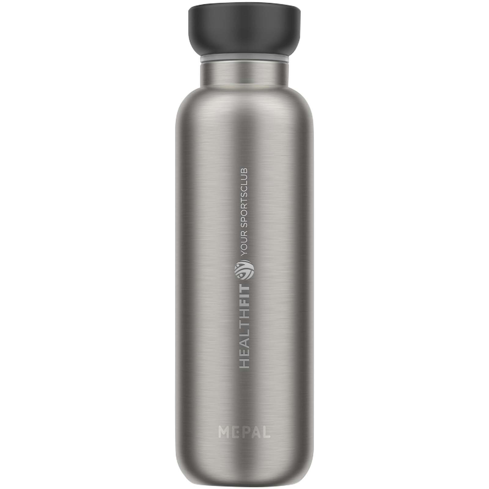 Mepal Ellipse 500 ml Thermoflasche - schwarz - Logo 1