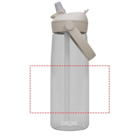 Camelbak® Thrive Flip 750 ml Tritan Renew Trinkflasche mit Flip Strohhalm - transparent klar – Bild 5