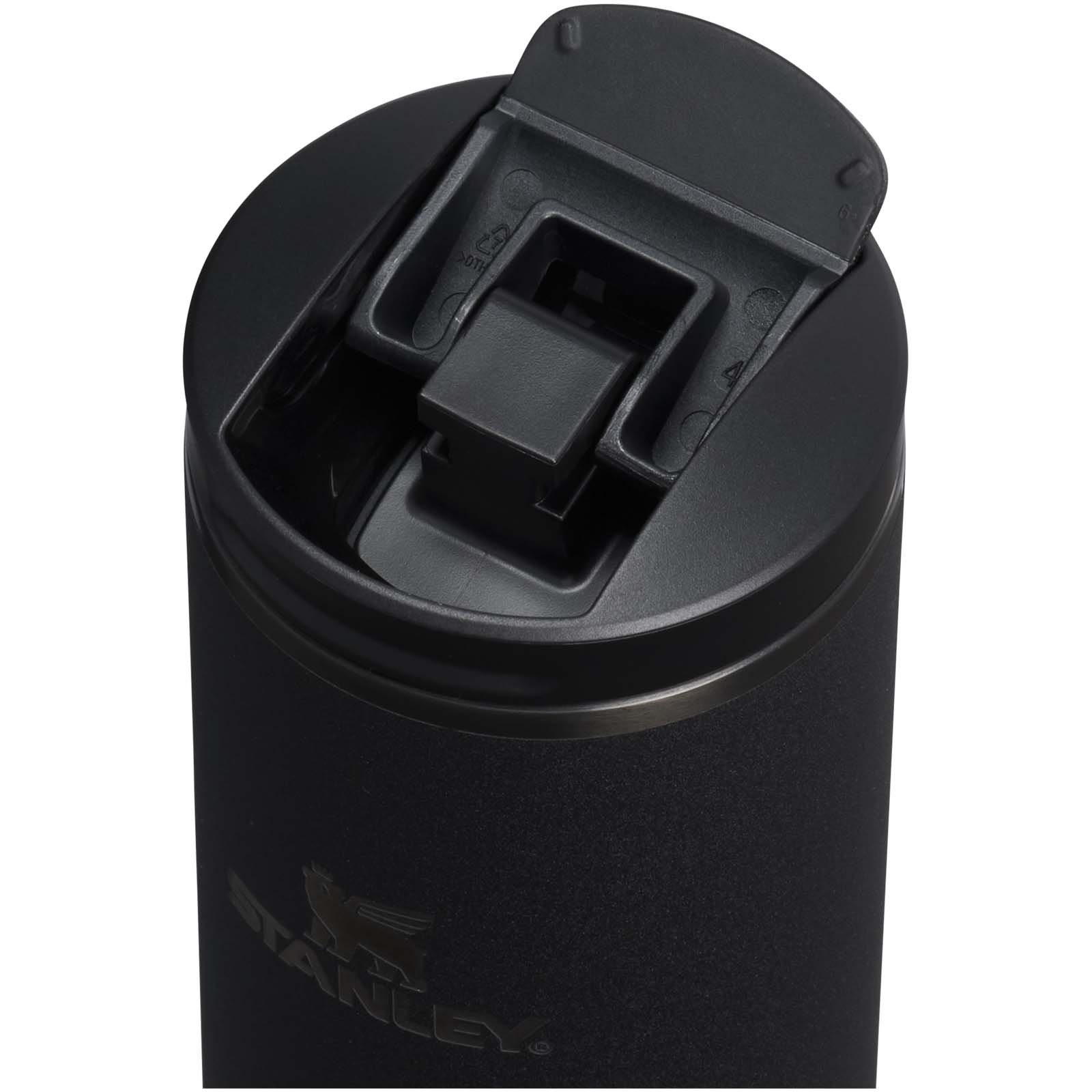 Stanley 350 ml Transit Fliptop Thermobecher - schwarz - Extra 1