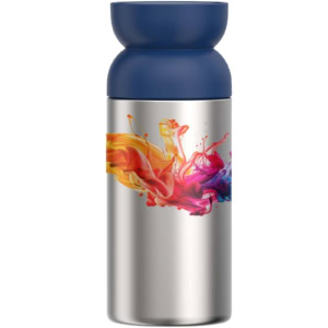 Mepal Ellipse 350 ml Thermobecher - vivid blau - Logo 1
