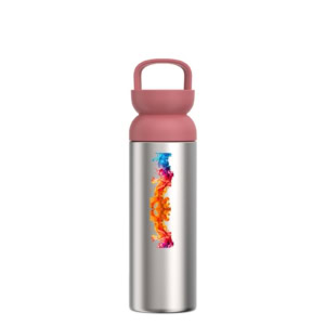 Mepal Ellipse 500 ml Thermobecher mit Teesieb - rosa - Logo 1