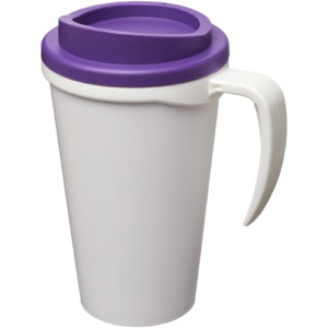 Americano® Grande 350 ml Isolierbecher – weiss / lila