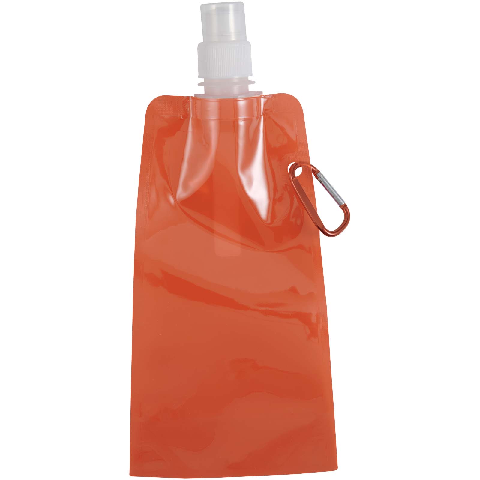 Sipzy 480 ml faltbare Wasserflasche - orange - Rückseite