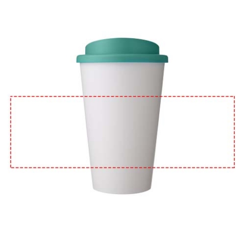 Americano® 350 ml Isolierbecher - weiss / aquablau – Bild 6