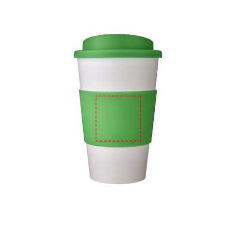 Americano® 350 ml Isolierbecher mit Schutzring - weiss / grün – Bild 6