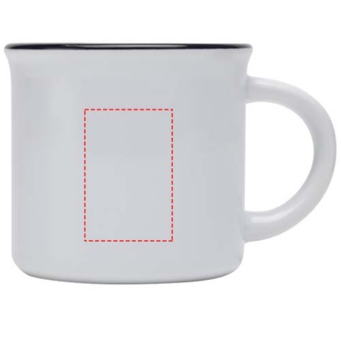 Bari Keramiktasse 240 ml mit glänzender Oberfläche - weiss – Bild 6