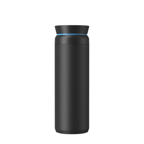 Ocean Bottle Peak Brew 590 ml Becher aus recyceltem Edelstahl - obsidian-schwarz - Rückseite