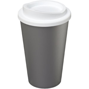 Americano® 350 ml Isolierbecher – silber / weiss