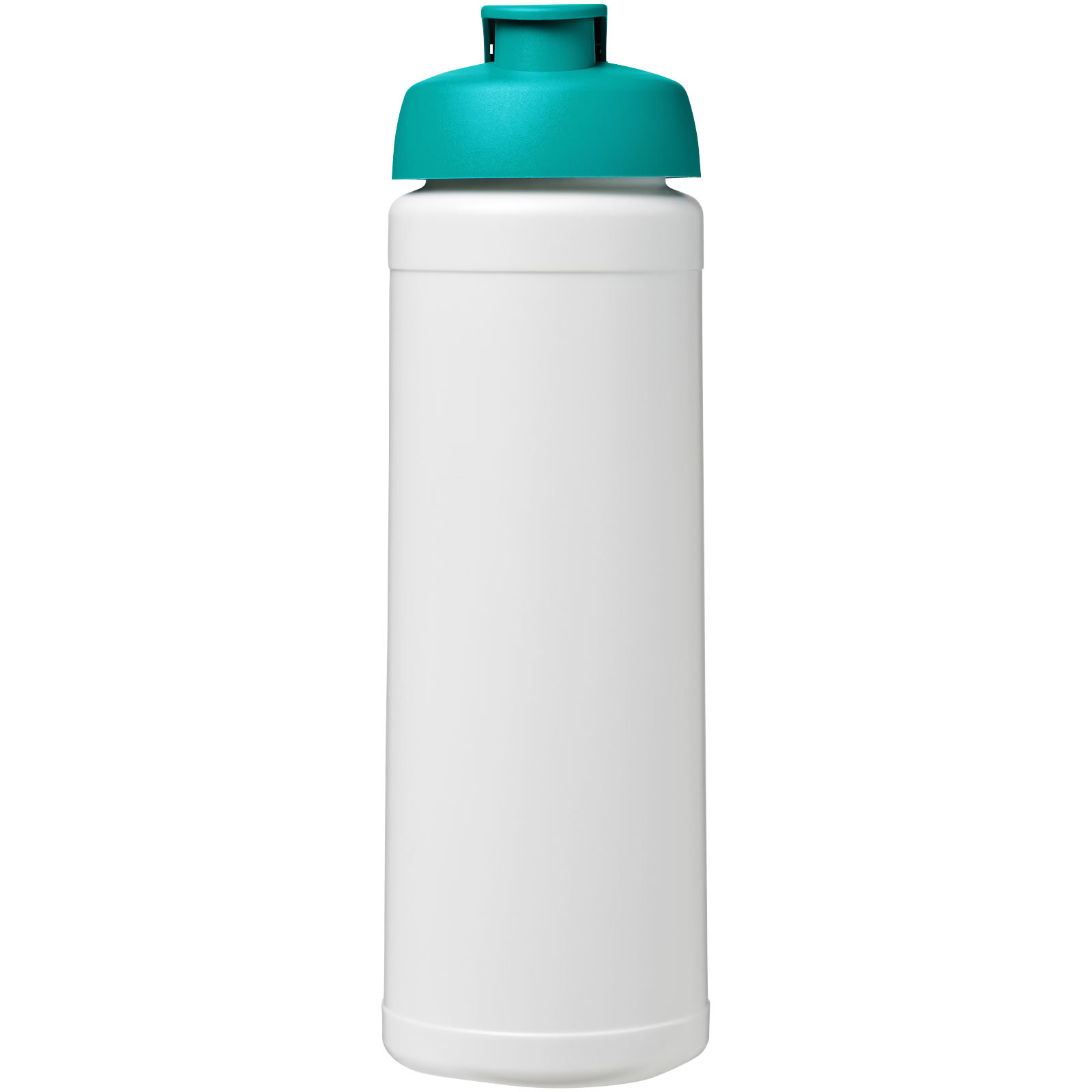 Baseline® Plus 750 ml Flasche mit Klappdeckel - weiss - Vorderseite