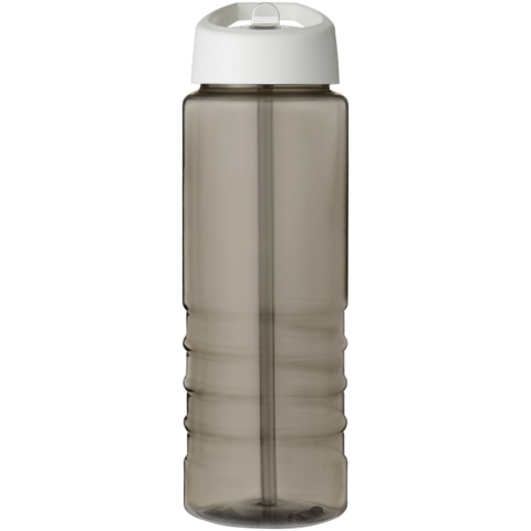 H2O Active® Treble 750 ml Sportflasche mit Ausgussdeckel - kohle - Vorderseite