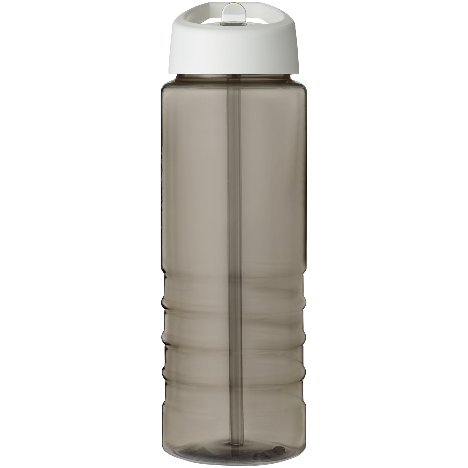 H2O Active® Treble 750 ml Sportflasche mit Ausgussdeckel - kohle - Vorderseite