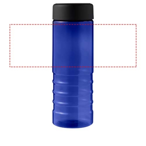 H2O Active® Eco Treble 750 ml Sportflasche mit Drehdeckel - blau / schwarz – Bild 9