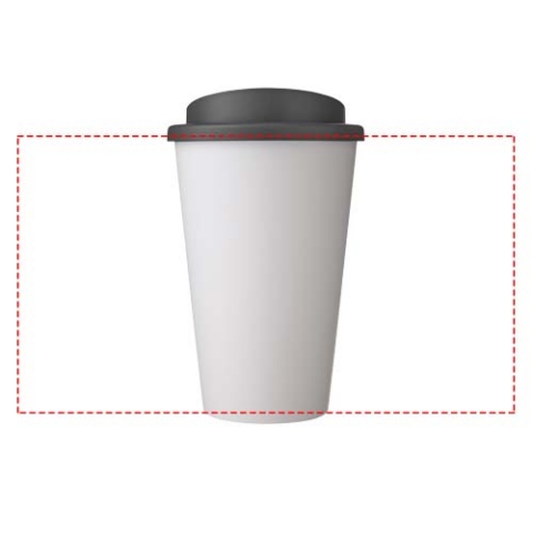 Americano® 350 ml Isolierbecher - weiss / grau – Bild 8