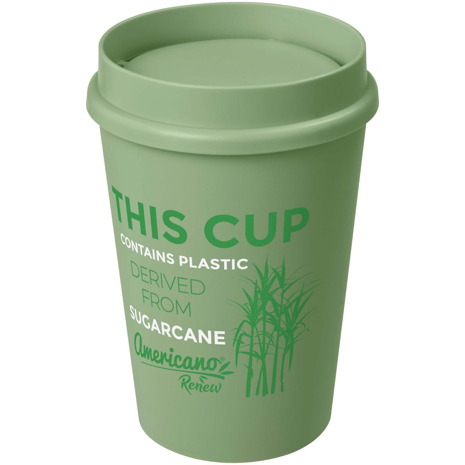 Americano® Switch Renew Becher mit 360°-Deckel 300 ml - seaglass green - Logo 1