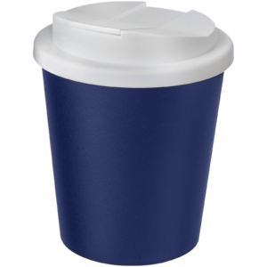 Americano® Espresso 250 ml Isolierbecher mit auslaufsicherem Schraubverschluss – blau / weiss