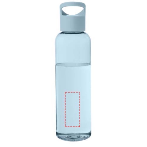 Sky 650 ml Sportflasche aus recyceltem Kunststoff - wolkenblau – Bild 7