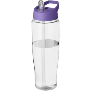 H2O Active® Tempo 700 ml Sportflasche mit Ausgussdeckel – transparent / lila