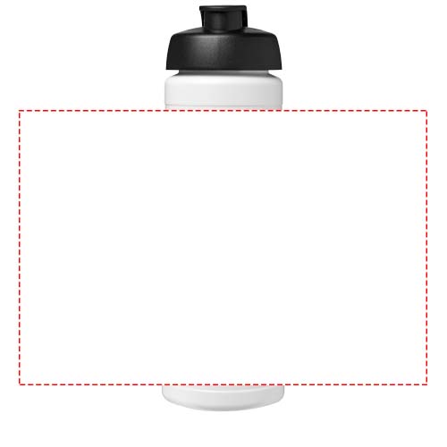 Baseline® Plus 750 ml Flasche mit Klappdeckel - weiss / schwarz – Bild 6