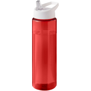 H2O Active® Eco Vibe 850 ml Sportflasche mit Ausgussdeckel – rot / weiss