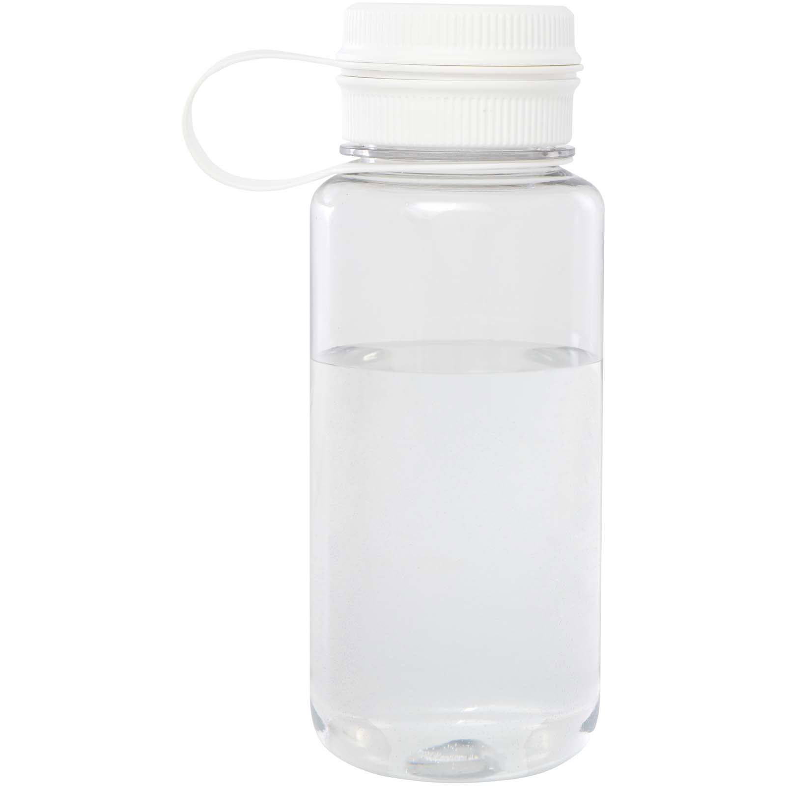 Ryder 900 ml RCS-zertifizierte RPET-Sportflasche mit Multifunktionsdeckel - weiss - Rückseite