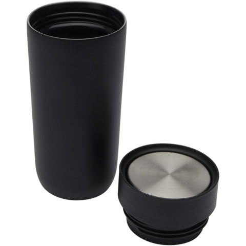 Camden 350 ml RCS-zertifizierter Becher aus Edelstahl mit Keramikauskleidung - schwarz - Extra 1