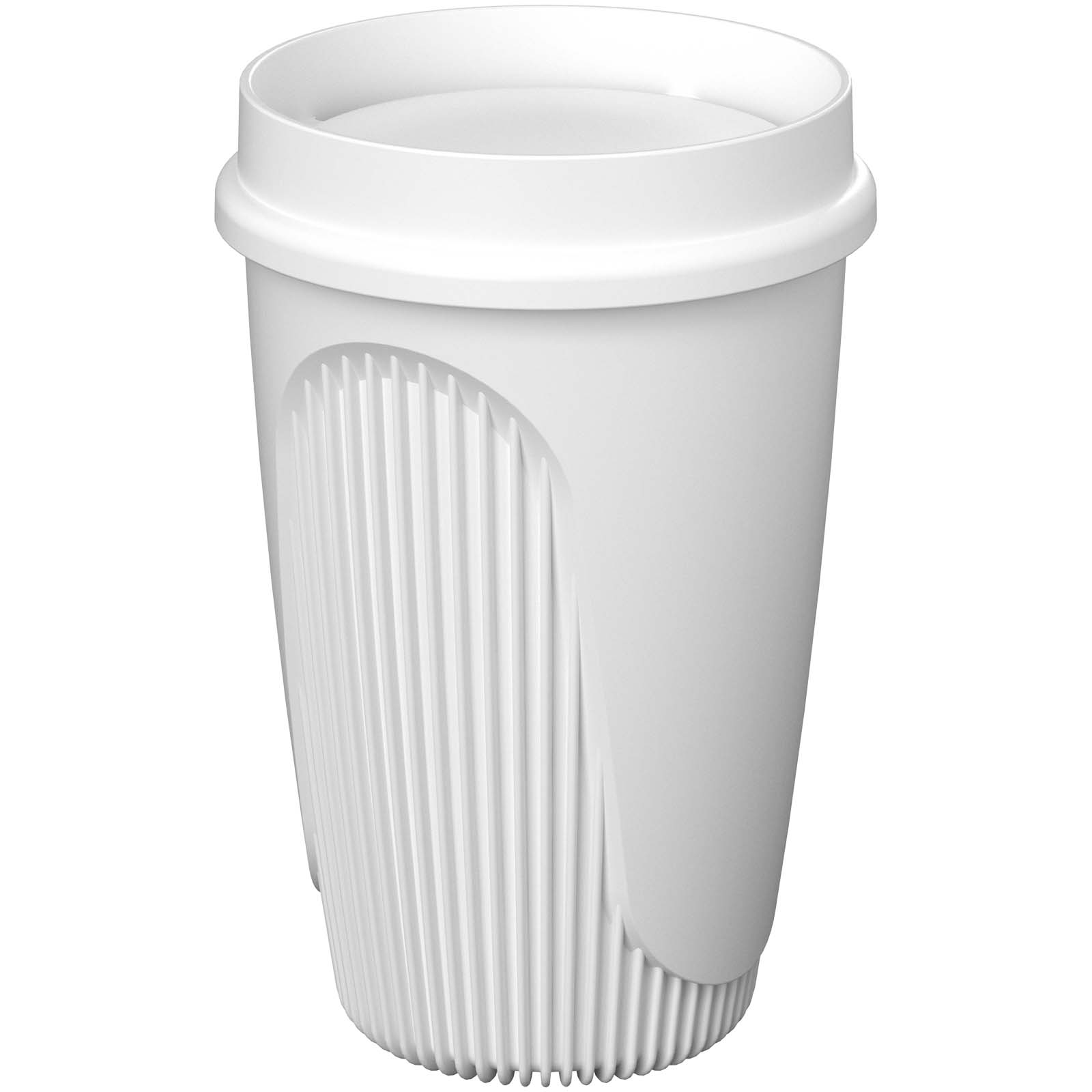 Alto POP 350 ml Becher mit 360°-Deckel - weiss - Hauptfoto