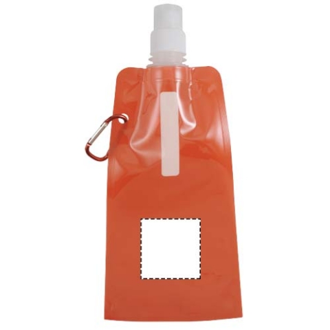 Sipzy 480 ml faltbare Wasserflasche - orange – Bild 7