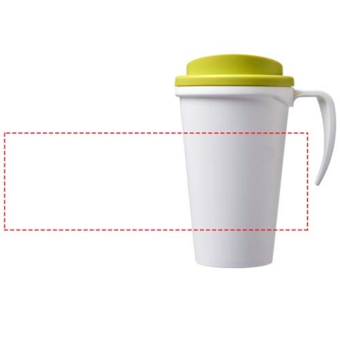 Americano® Grande 350 ml Isolierbecher - weiss / limone – Bild 8