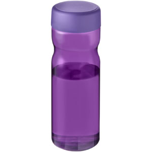 H2O Active® Eco Base 650 ml Sportflasche mit Drehdeckel – lila / lila