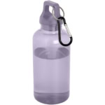 Oregon 400 ml RCS-zertifizierte Trinkflasche aus recyceltem Kunststoff mit Karabiner - fliederfarben - Hauptfoto