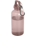 Oregon 400 ml RCS-zertifizierte Trinkflasche aus recyceltem Kunststoff mit Karabiner - altrosa - Hauptfoto