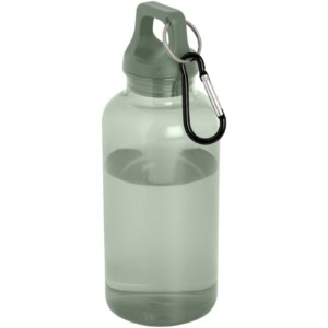 Oregon 400 ml RCS-zertifizierte Trinkflasche aus recyceltem Kunststoff mit Karabiner – heather grün