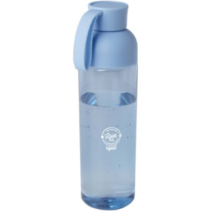 Illuminate 600 ml RPET-Wasserflasche - hellblau - Logo 1