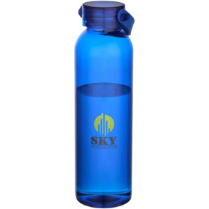 Alti 630 ml RCS-zertifizierte Trinkflasche aus recyceltem Kunststoff - royalblau - Logo 1
