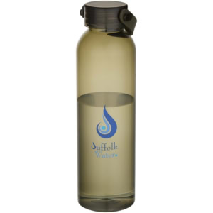 Alti 630 ml RCS-zertifizierte Trinkflasche aus recyceltem Kunststoff - waldgrün - Logo 1