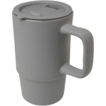 Carter 450 ml Keramiktasse mit Kunststoffdeckel - grau - Hauptfoto