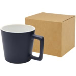 Cali 370 ml Keramiktasse mit matter Oberfläche - marineblau - Hauptfoto