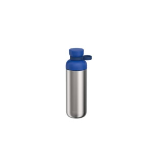 Mepal Vita 700 ml Wasserflasche aus recyceltem Edelstahl (Kohlensäure geeignet) – vivid blau