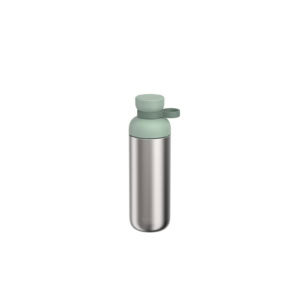 Mepal Vita 700 ml Wasserflasche aus recyceltem Edelstahl (Kohlensäure geeignet) – salbei