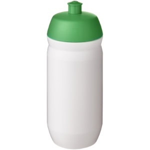 HydroFlex™ 500 ml Squeezy Sportflasche – grün / weiss