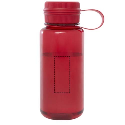 Ryder 900 ml RCS-zertifizierte RPET-Sportflasche mit Multifunktionsdeckel - rot – Bild 8
