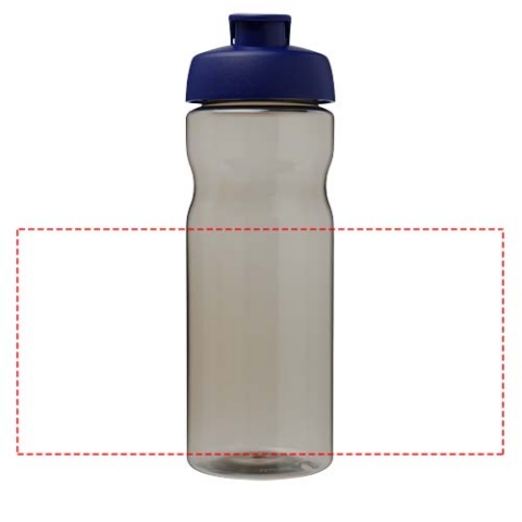 H2O Active® Eco POP Base 650 ml Sportflasche mit Klappdeckel - kohle / blau – Bild 7