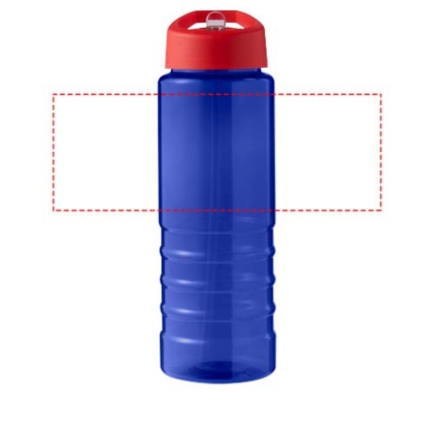 H2O Active® Eco Treble 750 ml Sportflasche mit Stülpdeckel - blau / rot – Bild 5
