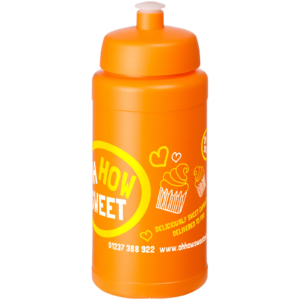 Baseline® Plus 500 ml Flasche mit Sportdeckel - orange - Logo 1
