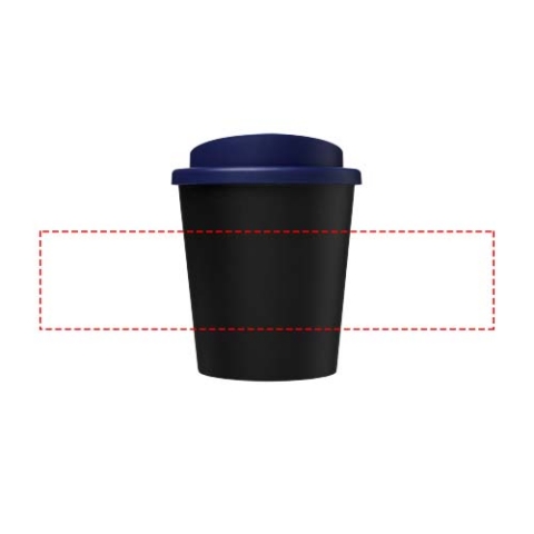 Americano® Espresso Eco 250 ml recycelter Isolierbecher - schwarz / blau – Bild 5