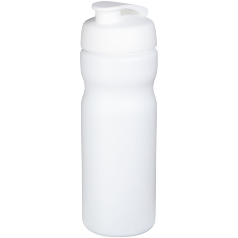 Baseline® Plus 650 ml Sportflasche mit Klappdeckel - weiss - Hauptfoto