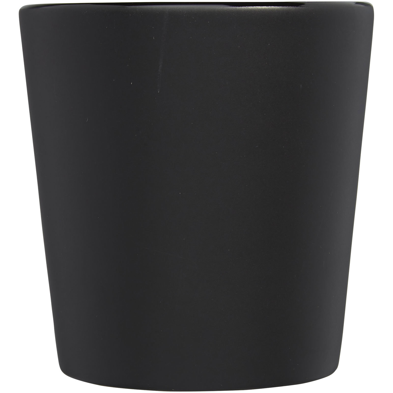 Ross 280 ml Keramiktasse - mattschwarz - Vorderseite