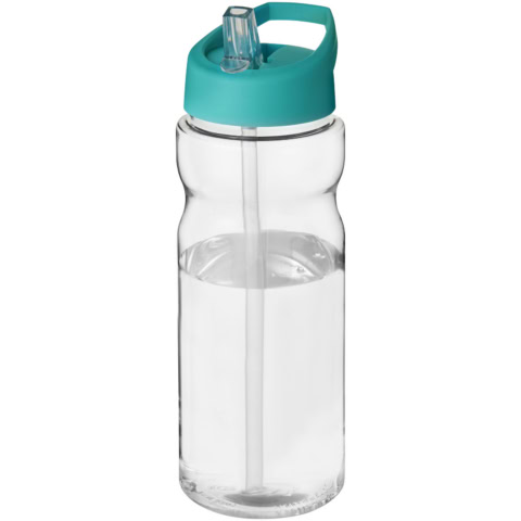 H2O Active® Base 650 ml Sportflasche mit Ausgussdeckel - transparent - Hauptfoto